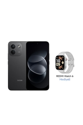 Xiaomi Redmi Note 17 Pro Max 5G 8 GB 256 GB (Xiaomi Türkiye Garantili) Siyah+Xiaomi Redmi Watch 6 2.07 Akıllı Saat Gri (Distribütör Garantili)