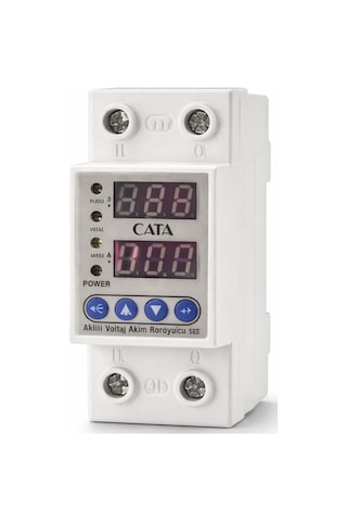 Cata Monofaze Ct-9198 63a Akıllı Voltaj Akım Koruyucu