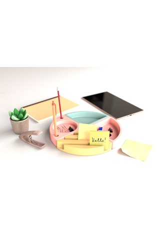 Tıdy Grıd - Desk Organizer Manyetik Modüler Mıknatıslı Masaüstü Düzenleyici Kalemlik Çok Renkli