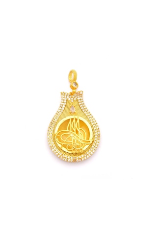 Altın Kaplama Tuğralı Kolye Ucu Tgr-717 Altın