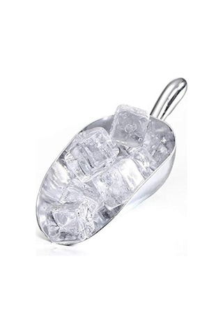 Gajeena Gümüş Alüminyum Mutfak Çekici - Ergonomik Kollü, Buz-kahve-fıstık-şeker-flour-popcorn Uygun, Paslanmaz Dayanıklı