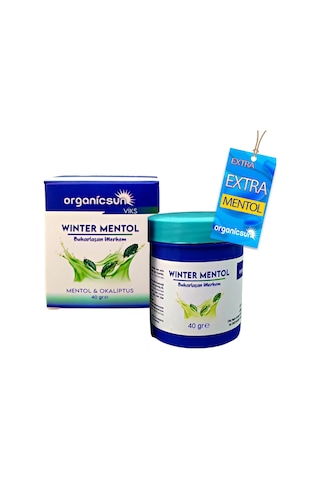 Organicsun Winter Mentol Buharlaşan Merhem Viks 6 x 40 G