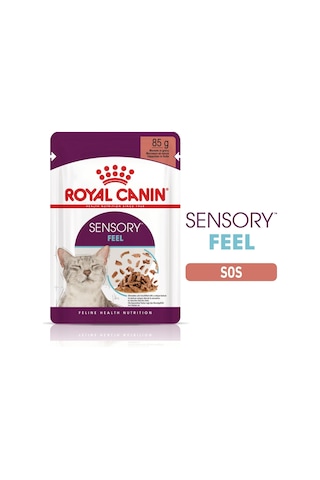 Royal Canin Sensory Feel Gravy Pouch Yetişkin Kedi Maması 85 G