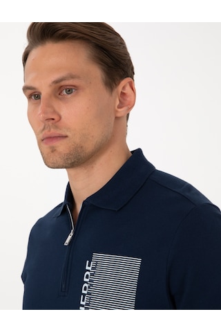 Pierre Cardin Erkek Lacivert Tişört 50307929-vr033 Lacivert