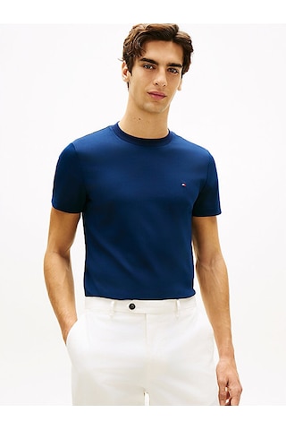 Tommy Hilfiger Mw0mw33202dcc Luxury Interlock Erkek Tişört Lacivert