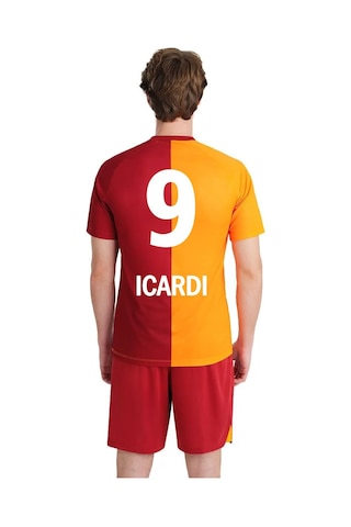 Gsstore Galatasaray Lisanslı 2023/2024 Parçalı 5 Yıldızlı İç Saha Icardi Baskılı Forma Sarı - Kırmızı