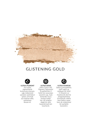 Ultra Colour Pudra Aydınlatıcı Glistening Gold 0