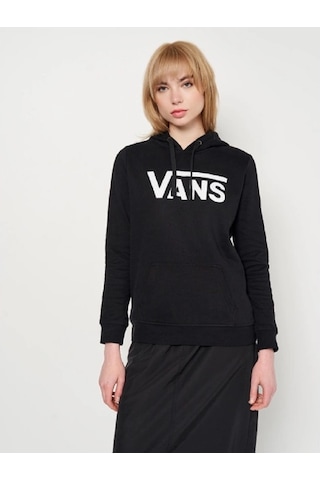 Vans Drop V Logo Hoodie-b Kadın Sweatshirt vn0a5hnpblk1-14682 001