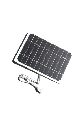 Pazly 5w Su Geçirmez Monokristal Güneş Paneli - Kamp Telefon Şarjı Usb