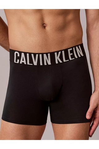 Calvin Klein Erkek Logolu Beli Lastikli Yüksek Bel Pamuklu Siyah3 Boxer-15671