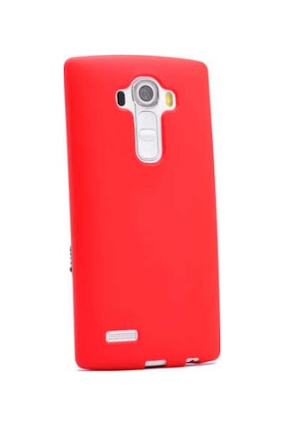LG Uyumlu G4 Kılıf Zore Premier Silikon Kapak Kırmızı