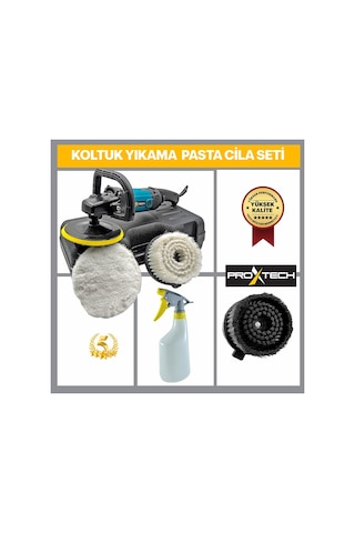 Profesyonel Devirli Koltuk Halı Yıkama asta Cila Polisaj Makinesi