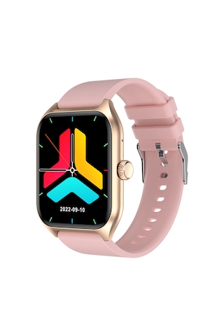 Geeroyoo Pembe Qx5 Akıllı Saat: Kan Şekeri Olmayan Ölçüm, Bluetooth Arama, Kalp Atımı-vücut Sıcaklığı İzleme, 100+ Spor Modu