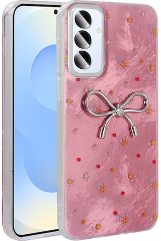 Galaxy S24 Plus Uyumlu Uyumlu Kılıf Kamera Korumalı Figürlü Zore Ponti Silikon Kapak - Açık Pembe AÇIK PEMBE