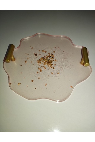 Epoksi Sunum Tepsisi/ Dekoratif Kahve Sunum Tepsisi