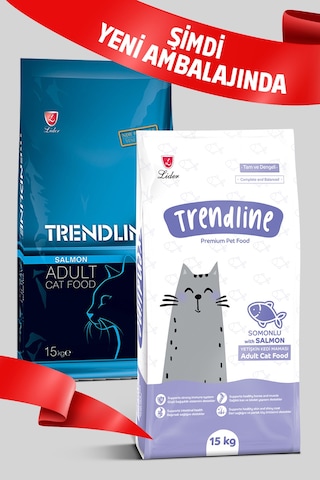 Trendline Somonlu Kuru Kedi Maması 1 Kg
