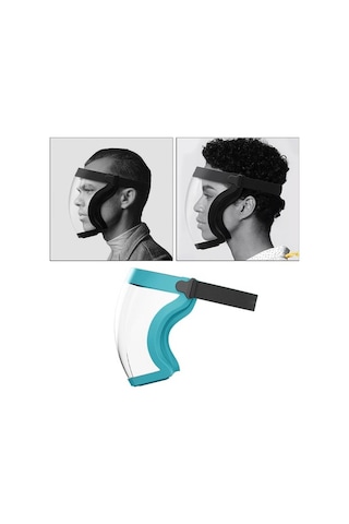 Trendooze Yüz Yeşil Tam Koruyucu Kenar Kapak Kalkanı Güvenlik Ui