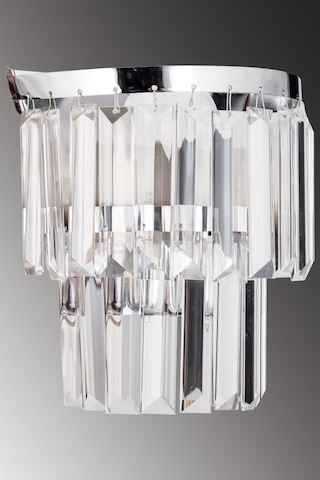 İstanbul Avize Tokyo Tekli Gümüş Aplik Gümüş