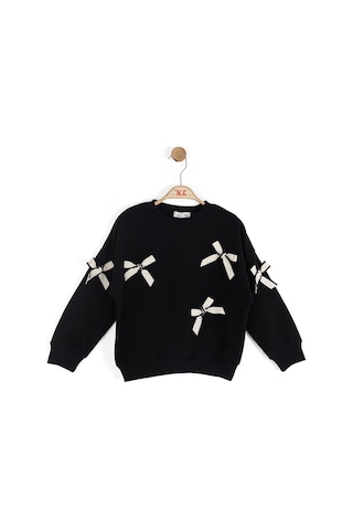 Xo Kids Kız Çocuk Sweatşirt 4-8 Yaş 39508 Siyah