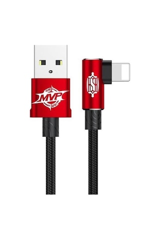 Baseus Lightning 1 Metre Mvp Kablo Kırmızı