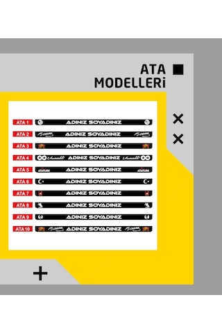 Kişiye Özel Plakalık 2 Adet + Numaratik Numaratör