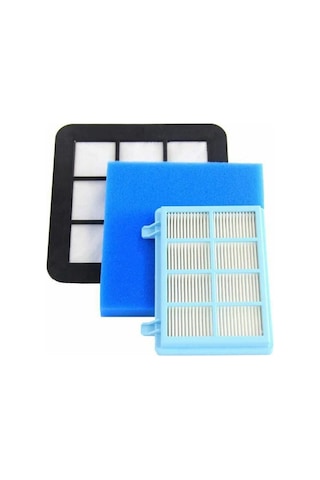 Philips Fc9331/09 Fc9332/09 Fc8010/01 Power Pro Compact Elektrikli Süpürge İçin Yedek Filtre Kiti