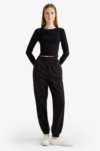 Defacto Beli Lastikli Jogger Eşofman Altı X5391az25wnbk81 Siyah-bk81