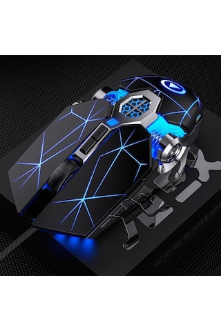 Jms Kablolu Mekanik Usb Led Oyun Mouse