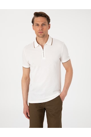 Pierre Cardin Erkek Ekru Tişört 50307516-vr019 Ekru