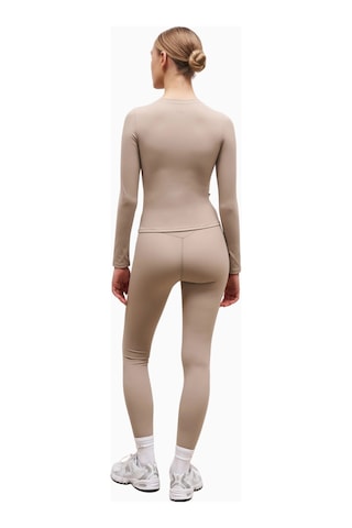 Because Of Alice Base Sculpting Long Sleeve Top Uzun Kollu Şekillendirici Kadın Üst Bej