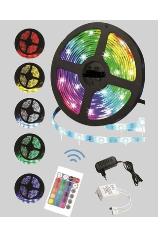 5 Metre Kumandalı Su Geçirmez Şerit Led 93148073