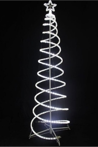 220v Hortum Led Şerit 5050 3 Çip 60 Led Beyaz