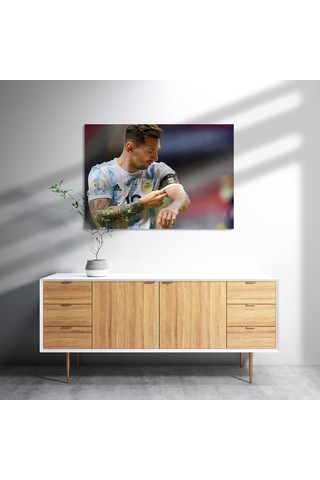 Cakasepetim Kaptan Messi Arjantin Milli Şampiyonu Ahşap Mdf Tablo