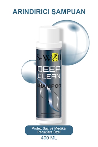 S-well Deep Clean Shampoo Protez Saç Bakım Şampuanı 400 Ml