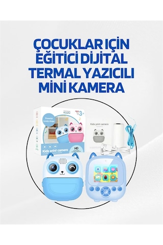 Dijital Termal Yazıcılı Mini Kamera Hd Video & Anında Fotoğraf Çıktısı - Lisinya