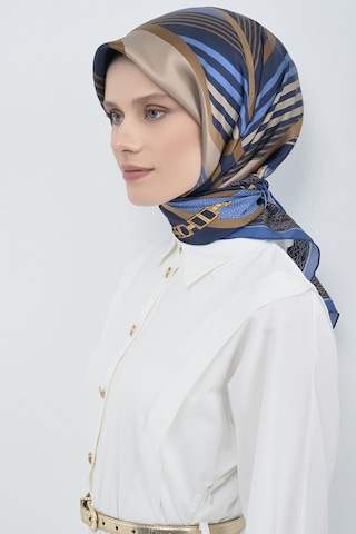 Armine Saf İpek Sura Eşarp-2026 İlkbahar-yaz- 952100d Lacivert