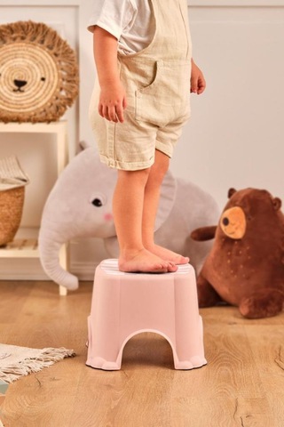 Flosoft Kaydırmaz Çocuk Taburesi, Figürlü Çocuk Banyo Lavabo Klozet Taburesi Çok Renkli