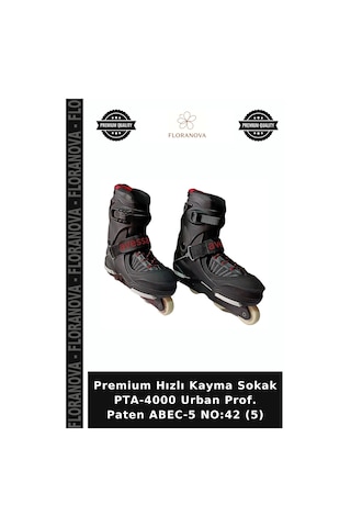 Premium Hızlı Kayma Sokak Pta-4000 Urban Prof. Paten Abec-5 No:42 5 Çok Renkli