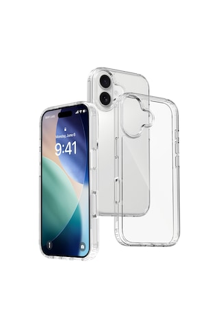 Buff Apple Uyumlu iPhone 17 - Şeffaf Kılıf + Ekran Koruyucu + Lens Koruyucu Privacy