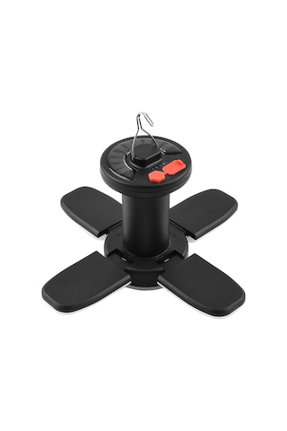 Mufunye Usb Çıkışlı Güneş Enerjili Kamp Lambası Katlanabilir 4 Kanatlı Asılı Lamba Kancalı Açık Hava Çadır Lambası Acil Durum Lambası Gece Kulübesi Lambaları 6 Aydınlatma Modu