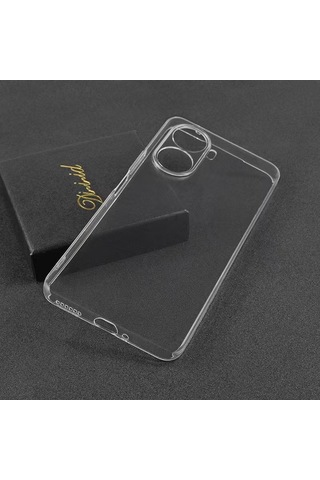Huawei Nova 10 Se İle Uyumlu Kılıf Şeffaf Kamera Korumalı Esnek Silikon Telefon Kılıfı Kapak