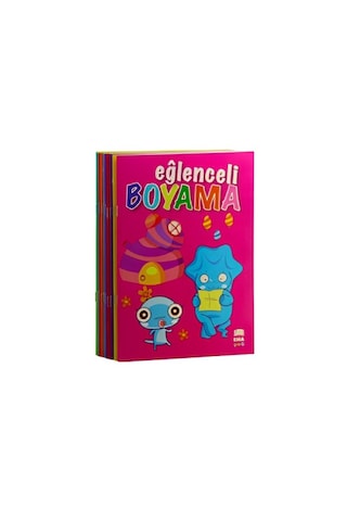 Eğlenceli Boyama Seti - 10 Kitap Takım- Ema Çocuk