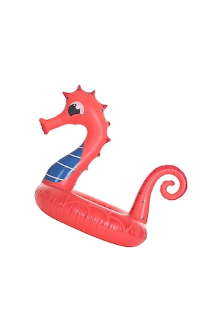 Deniz Atı Şeklinde Yüzen Şişme Yüzme Halkası Montajları Yüzen Plaj Yüzme Halkası Çok Renkli