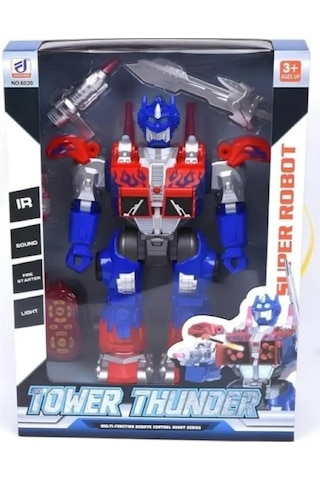 Toycraft 40 Cm Uzaktan Kumandalı Pilli Işıklı Ve Sesli Robot Sarı