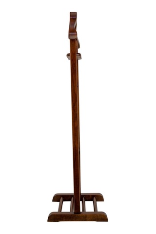 Tek Tepeli Dilsiz Uşak Koyu Kahverengi Masif Ahşap Palto Ceket Kahverengi