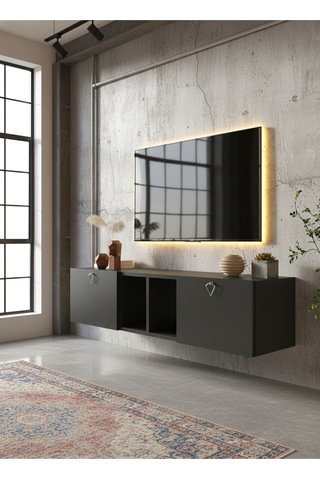 Resital Tv Ünitesi S1240-4 Antrasit Antrasit