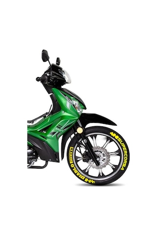 Diablo Supercorsa Lastik Yazısı Scooter Sticker 8 Adet