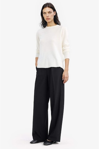 Defacto - Relax Fit Bisiklet Yaka Triko Kazak C0058AX24WN Ekru