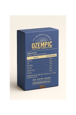 Ozempic Natural Alternative 30 Kapsül Doğal İçerik