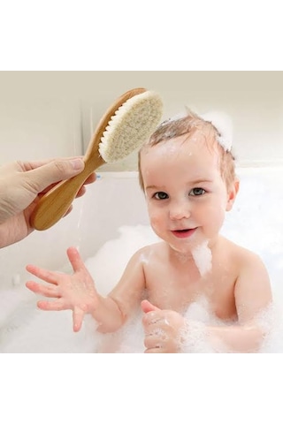 Keçi Kılı Organik Bebek Banyo Tarağı 24242415912